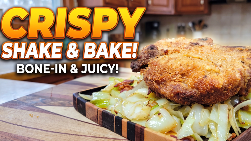 The SECRET to Perfect Homemade Shake and Bake Pork Chops