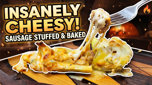 Stuffed Banana Peppers | Easy Baked Recipe