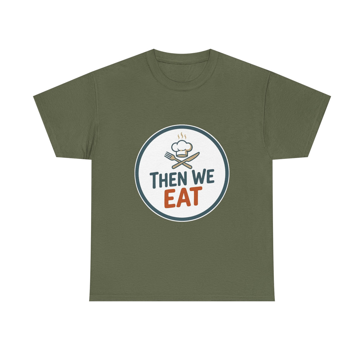 Men's "Then We Eat" Official Chef Logo Tee