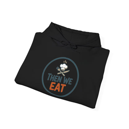 Unisex "Then We Eat" Signature Chef Logo Relaxed Hoodie
