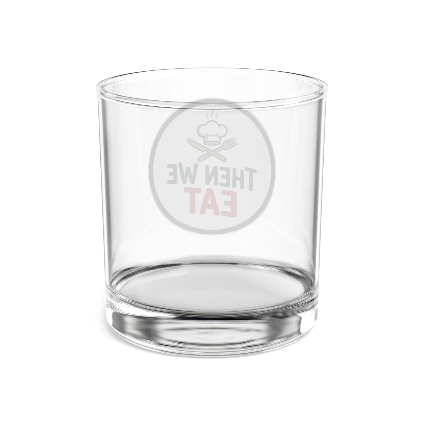 Then We Eat Official Chef Logo Rocks Glass
