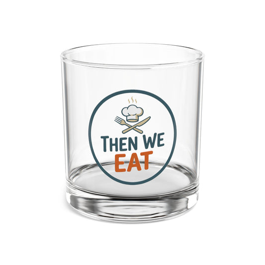 Then We Eat Official Chef Logo Rocks Glass