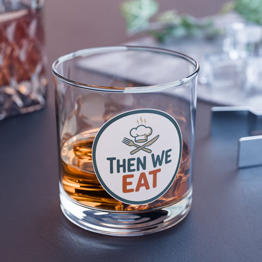Then We Eat Official Chef Logo Rocks Glass