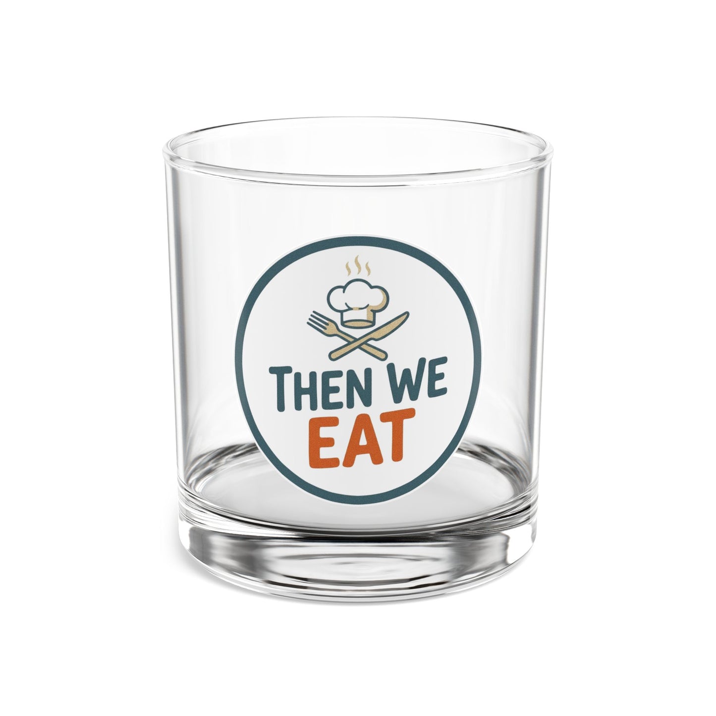 Then We Eat Official Chef Logo Rocks Glass
