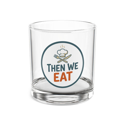Then We Eat Official Chef Logo Rocks Glass