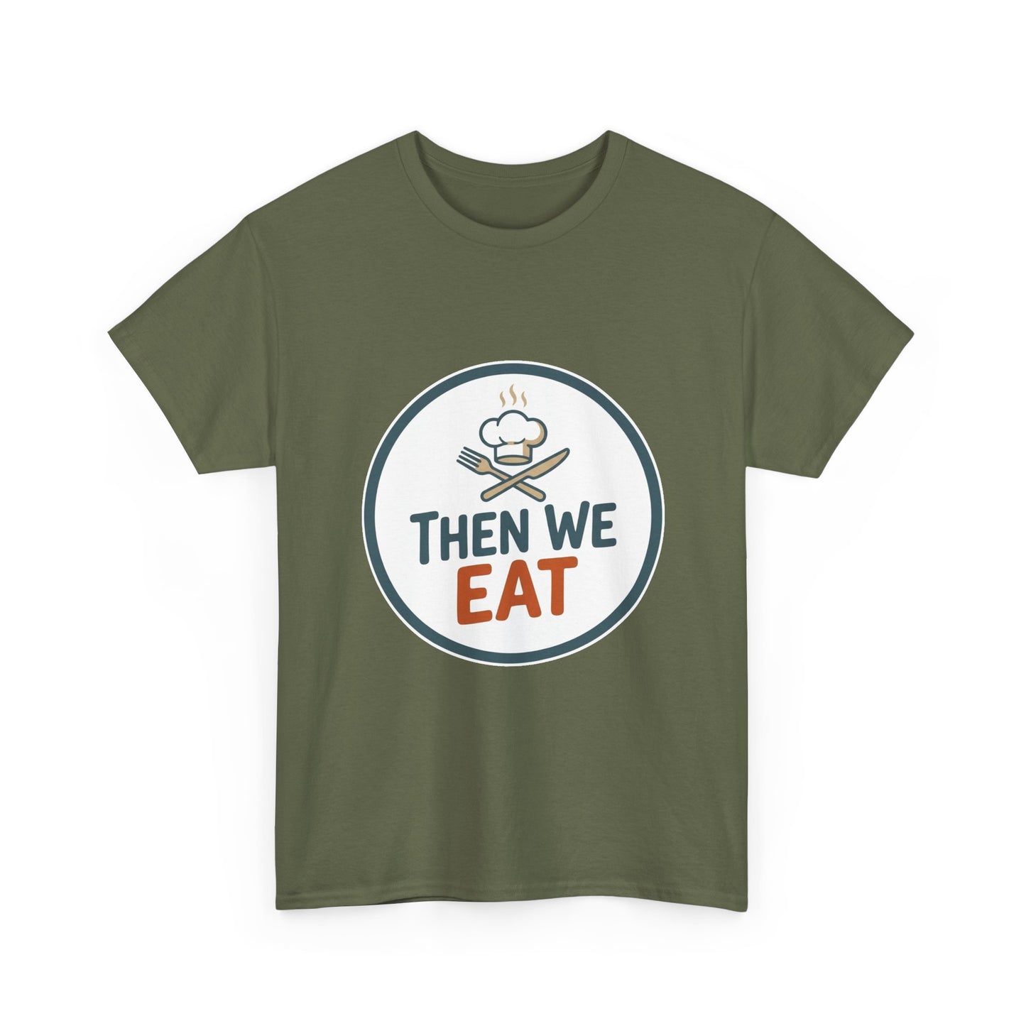 Men's "Then We Eat" Official Chef Logo Tee